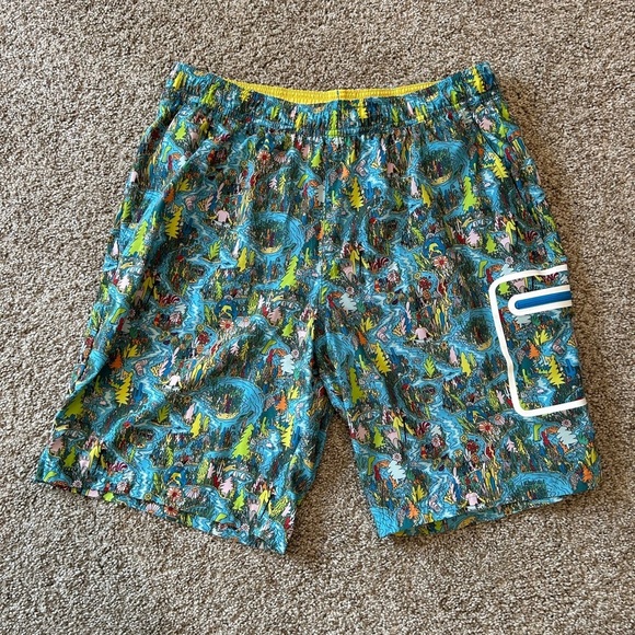 Fielder by Bonobos hybrid short/swim trunks. Zip pocket. Mesh lined. EUC. Fun - Picture 4 of 12
